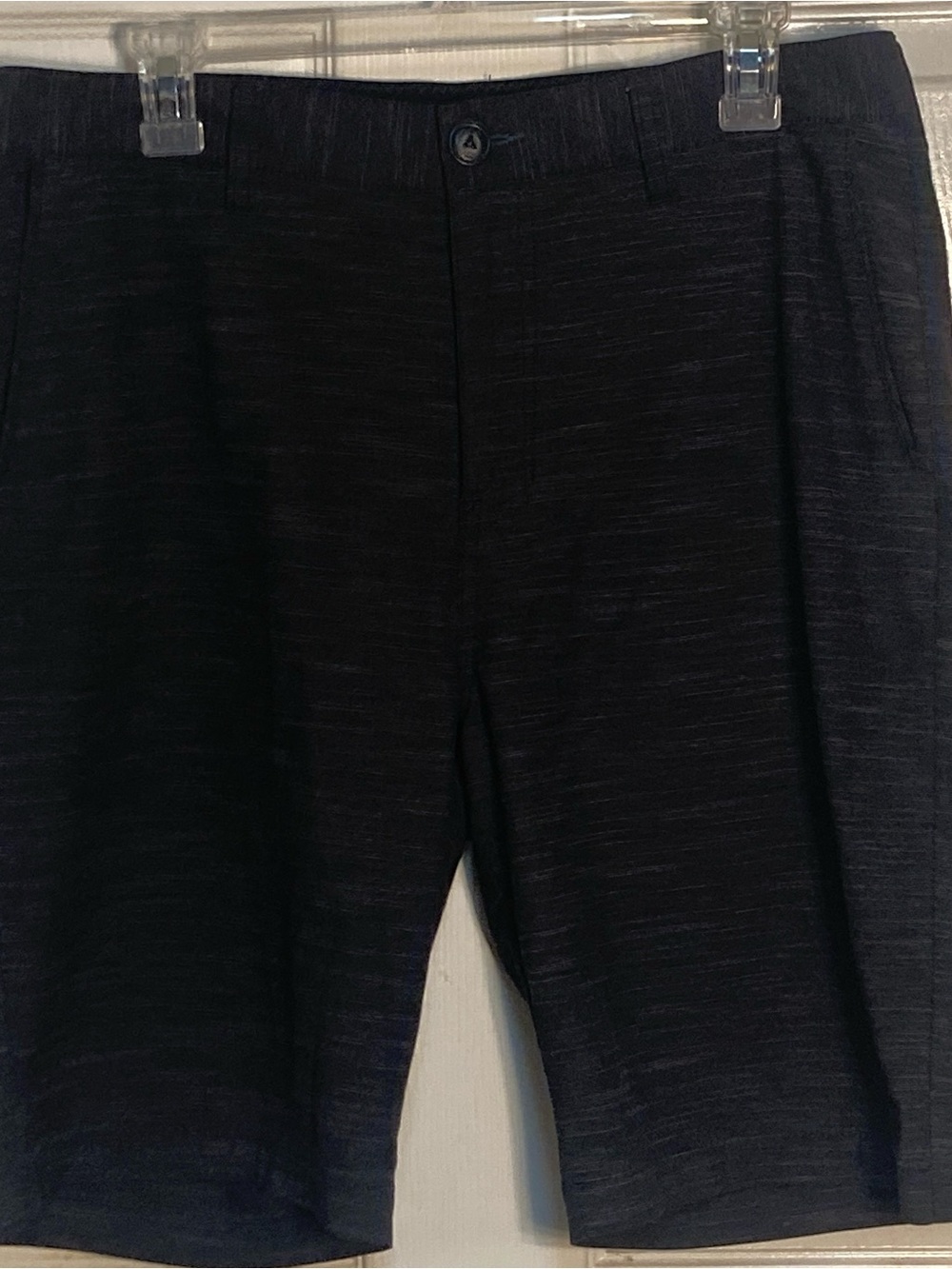 Billabong Black and Charcoal Striped Casual Shorts